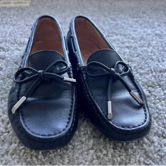 Tod's Mocsssino Loafer Flats Women Black US 6 - Picture 5 of 10